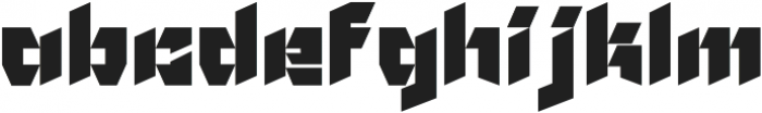 NF Gothic otf (400) Font LOWERCASE