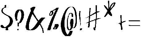 NF-Zanza Regular otf (400) Font OTHER CHARS