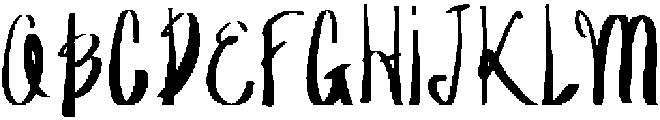 NF-Zanza Regular otf (400) Font UPPERCASE