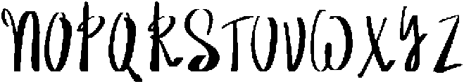 NF-Zanza Regular otf (400) Font UPPERCASE