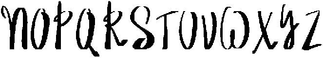 NF-Zanza Regular otf (400) Font LOWERCASE