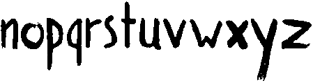 NF-naDo Regular otf (400) Font LOWERCASE