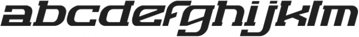 NFC DEFOUR Italic ttf (400) Font LOWERCASE