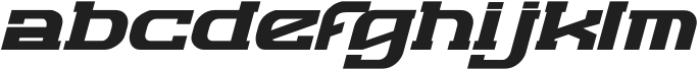 NFC DEFOUR otf (700) Font LOWERCASE