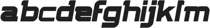 NFC FISSURE ttf (700) Font LOWERCASE