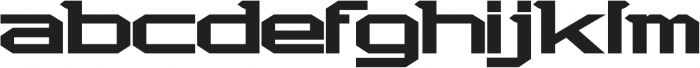 NFC MAXIFROM otf (700) Font LOWERCASE