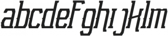 NFC Roshunt Alternate Italic otf (400) Font LOWERCASE