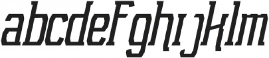NFC Roshunt Italic otf (400) Font LOWERCASE