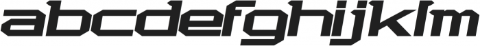 NFCMAXIFROM-BoldItalic otf (700) Font LOWERCASE