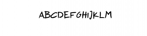 NF-Nadoco.ttf Font UPPERCASE