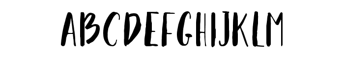 NF-Takhie-Free Regular Font UPPERCASE