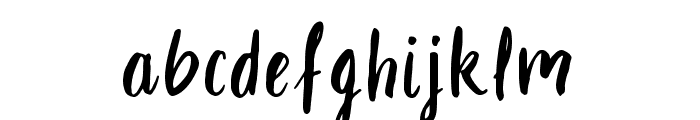 NF-Takhie-Free Regular Font LOWERCASE
