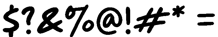Ngopi Santuy Regular Font OTHER CHARS