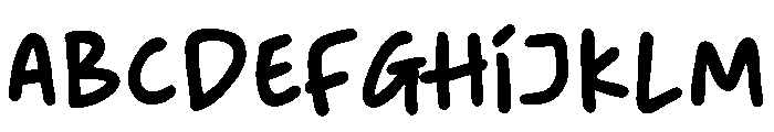 Ngopi Santuy Regular Font UPPERCASE