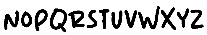 Ngopi Santuy Regular Font UPPERCASE
