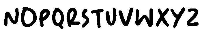Ngopi Santuy Regular Font LOWERCASE