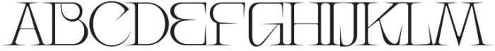 NGT Iconique Serif Regular otf (400) Font UPPERCASE