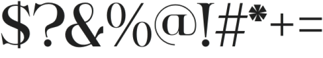 Ngetic Modern Regular otf (400) Font OTHER CHARS