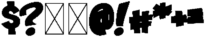 Ngomic Red otf (400) Font OTHER CHARS