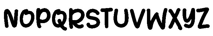 Ngaco Font UPPERCASE