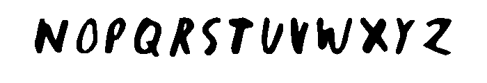 Ngeleneng Regular Font UPPERCASE