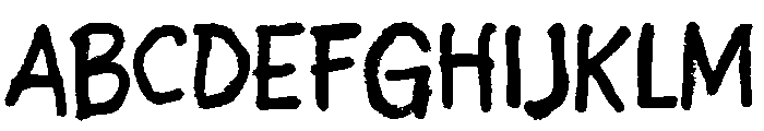 Ngepur Font UPPERCASE