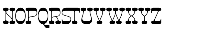 Ngarai Biscet Regular Font UPPERCASE