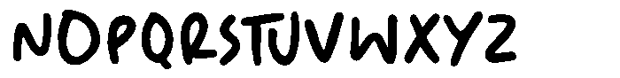 Ngopi Santuy Font LOWERCASE