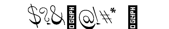 Ngoeo Regular Font OTHER CHARS