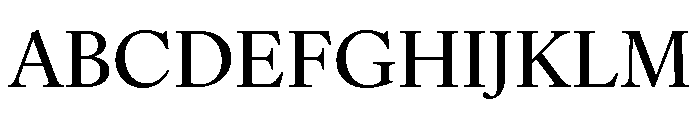 Nicholas Medium Font UPPERCASE
