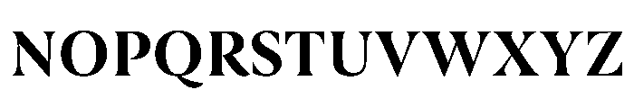 Nicholas Semibold Font UPPERCASE