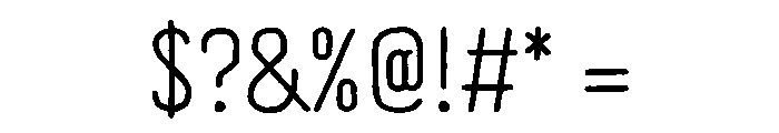 Nickel Bold Font OTHER CHARS