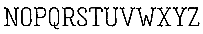 Nickel Bold Font UPPERCASE