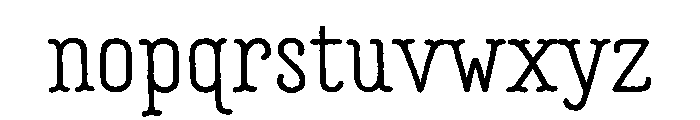 Nickel Bold Font LOWERCASE