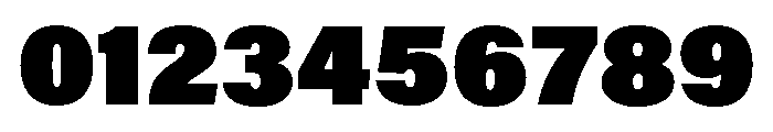 Nickel Gothic Variable Heavy Font OTHER CHARS