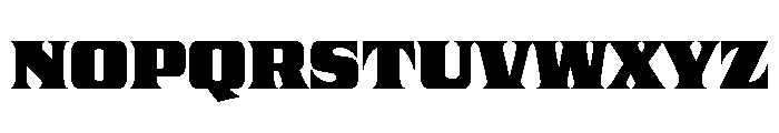Nickel Regular Font UPPERCASE