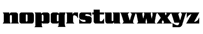 Nickel Regular Font LOWERCASE