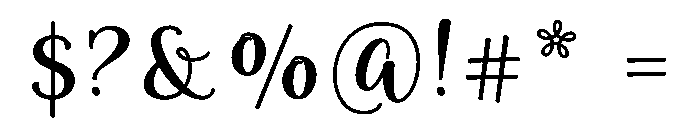 Nickel Semibold Font OTHER CHARS