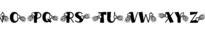 NICHY Regular Font UPPERCASE