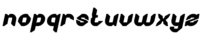 NIGHT HAWK Bold Italic Font LOWERCASE