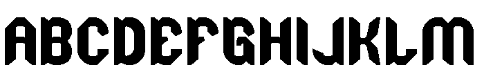 NIGHT HAWK Bold Font UPPERCASE
