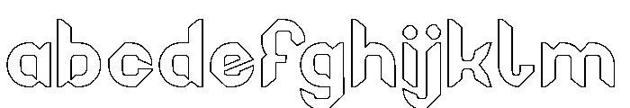 NIGHT HAWK-Hollow FONT