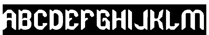NIGHT HAWK-Inverse Font UPPERCASE