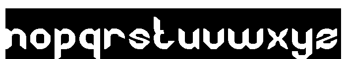 NIGHT HAWK-Inverse Font LOWERCASE