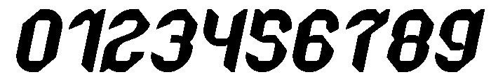 NIGHT HAWK Italic Font OTHER CHARS