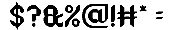 NIGHT HAWK-Light Font OTHER CHARS