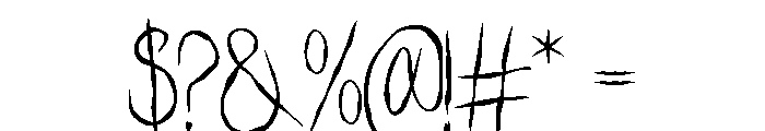 NiColaS GoThicS Regular Font OTHER CHARS