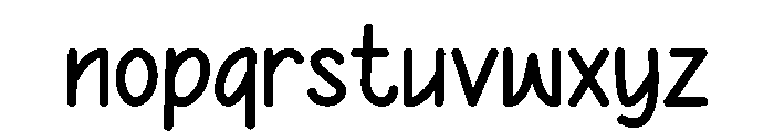 Niadaian Font LOWERCASE
