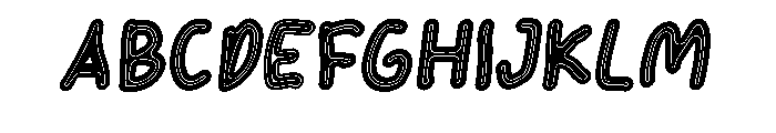Niblora Oblique Font UPPERCASE