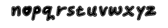 Niblora Oblique Font LOWERCASE